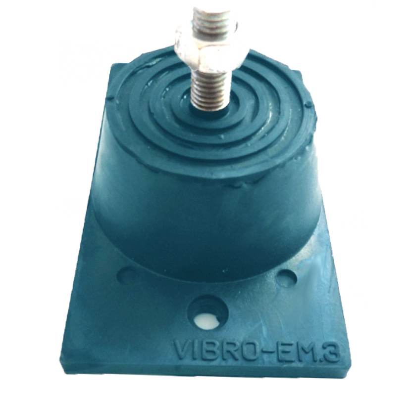 gumeno-metalni amortizer-EM3,plavi